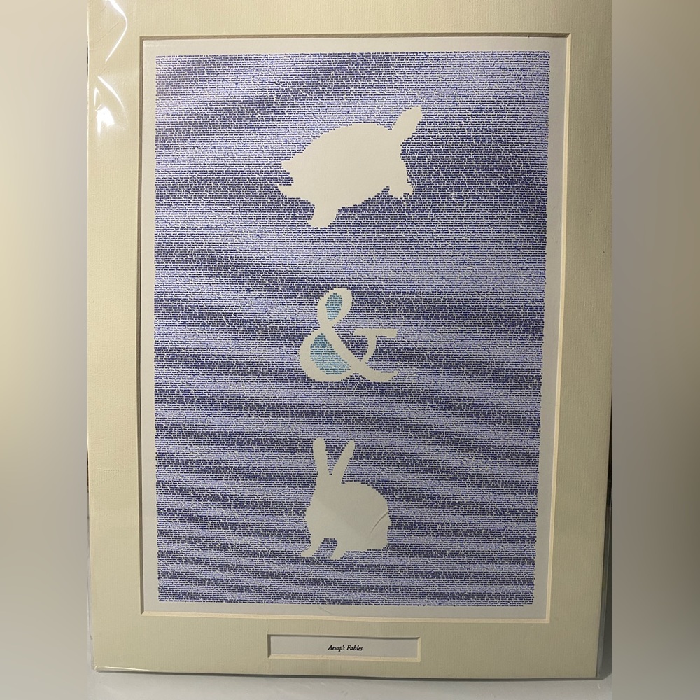 Aesop's Fables Lithograph Print